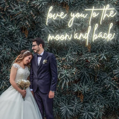 Love You to the Moon and Back Neon Sign