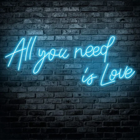 All you need is Love Neon Wedding Sign