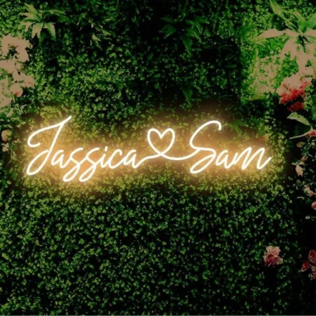 Couple Names Neon Sign