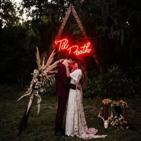 Til Death Neon Sign