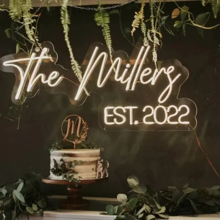 Wedding Neon Sign + EST Date