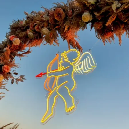 Cupid Wedding Neon Sign