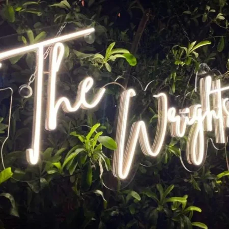 Custom Neon Sign Wedding Venue